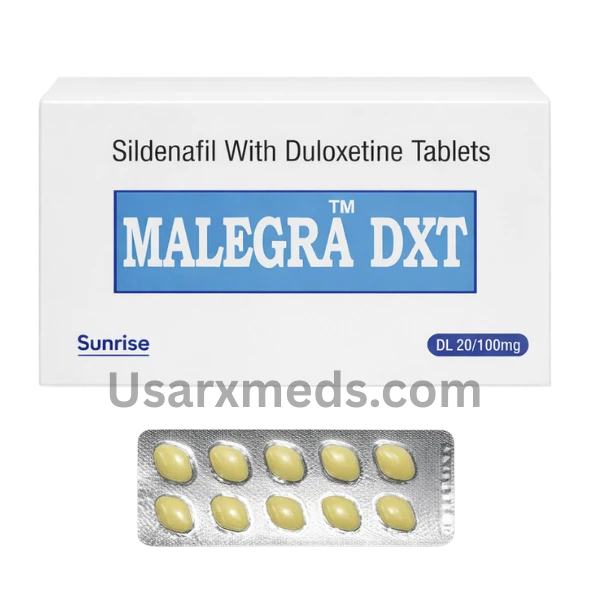 Malegra DXT Plus (Sildenafil Citrate/Duloxetine)