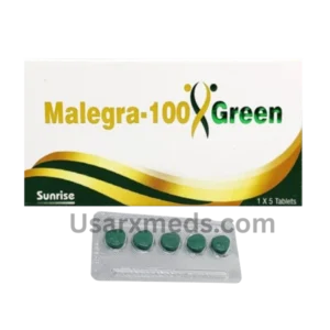 Malegra Green 100 mg(Sildenafil Citrate)