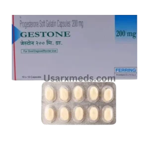 Gestone 200 mg (Progesterone Soft Gelatin Capsules)