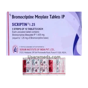 Sicriptin 1.25 Mg (Bromocriptine)
