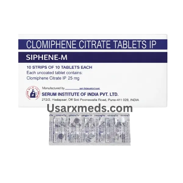 Siphene M 25 mg (Clomiphene)