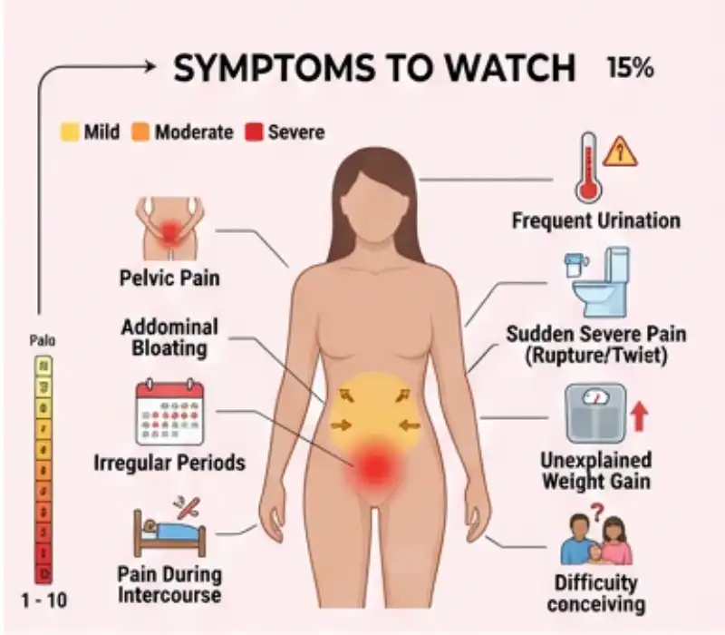 Symptoms of Ovarian Cysts