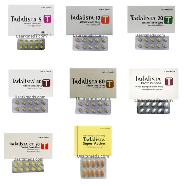 Tadalista Tablets (Tadalafil)